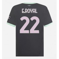 Fotbalové Dres AC Milan Emerson Royal #22 Alternativní 2024-25 Krátký Rukáv